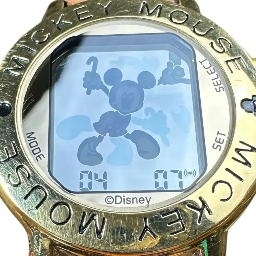 Vintage Disney Lorus by Seiko Digital Dancing Mickey Mouse Musical Watch Tested